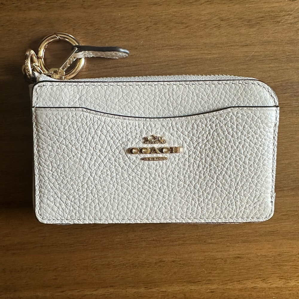 Coach zip card case. Used twice